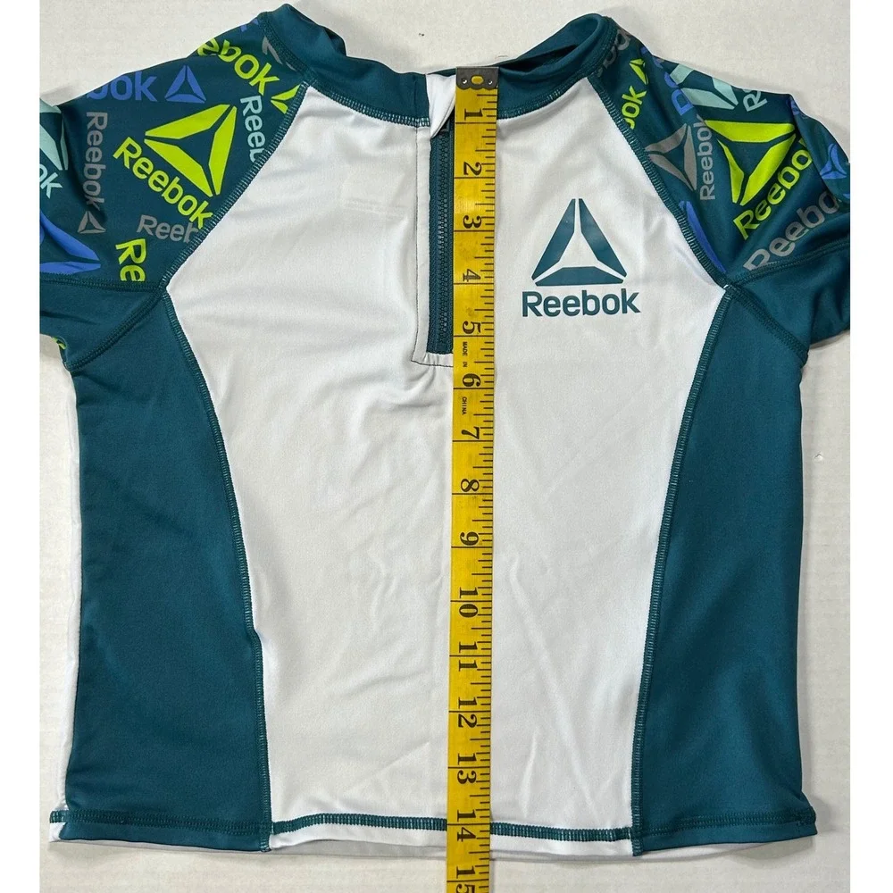 Reebok‎ Kids 5T Swimsuit Set Long Sleeve Rash Guard & Swim Trunks